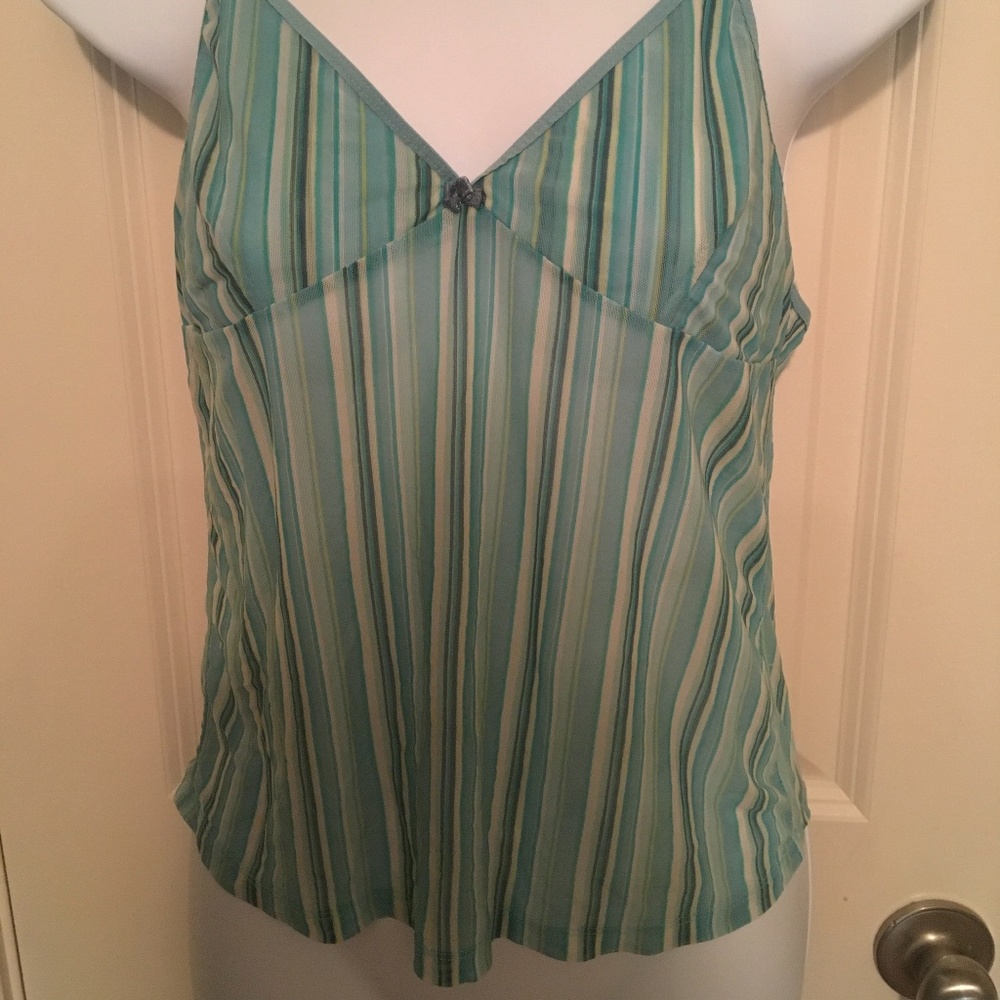 GUC Sz M Lucky Blue Striped Lingerie